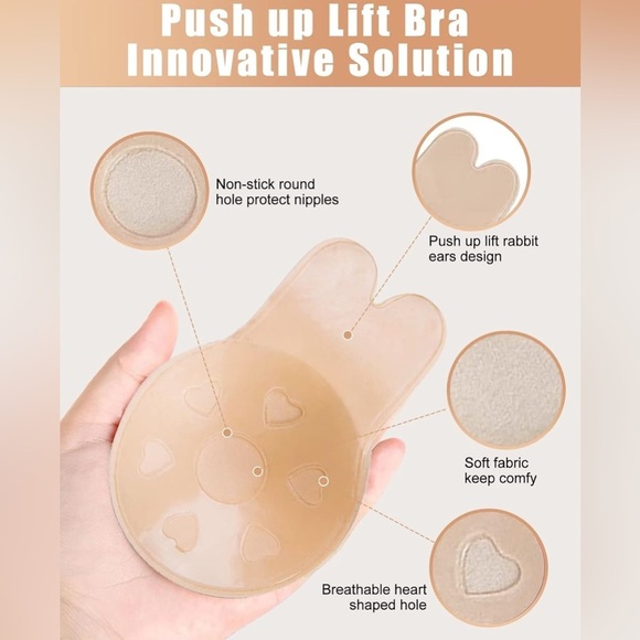 Alk'i'i Adhesive Bra in Nude - Picture 6 of 7